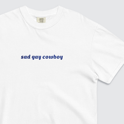 Sad gay cowboy