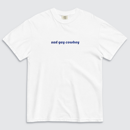 Sad gay cowboy